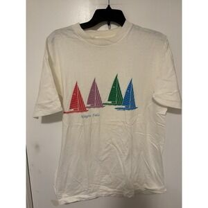 Vintage Niagara Falls Sailboat T-shirt Size L